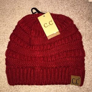 C.C Maroon Beanie